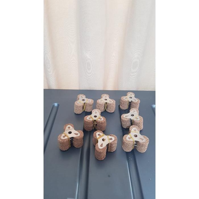 Pelampung Minyak Sumbu Lilin Apung Kayu