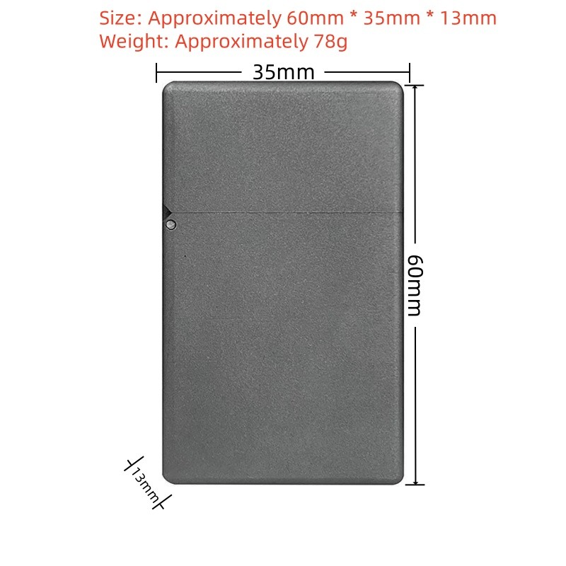 Titanium alloy aviation grade vintage fuel lighter, vintage windproof handmade lighter, collectible