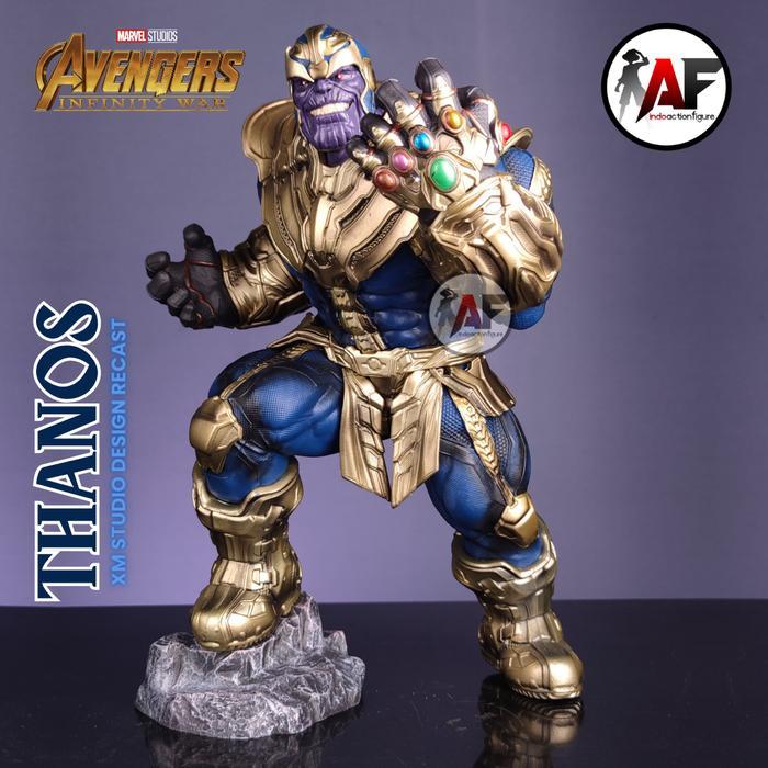 TERBARU Statue Action Figure Avengers Thanos XM Studio Design Recast