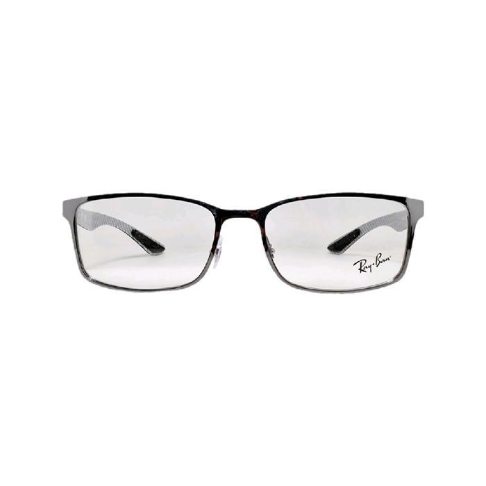 Frame Kacamata Fiber Carbon Gunmetal Ukuran 55-18-145