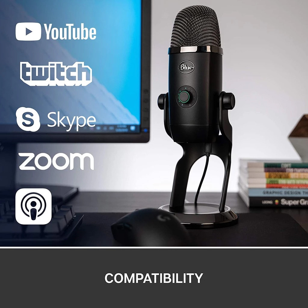 Logitech Blue Yeti X USB Microphone Simple Packages Live Gaming Professional Condenser Metering With