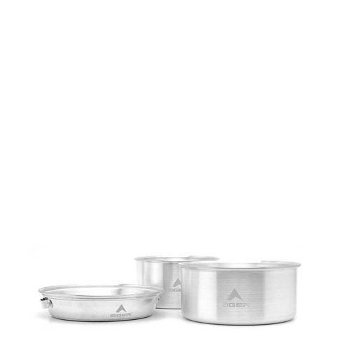 Alat Masak Camping Eiger Crew Cook Set 2 - Aluminium