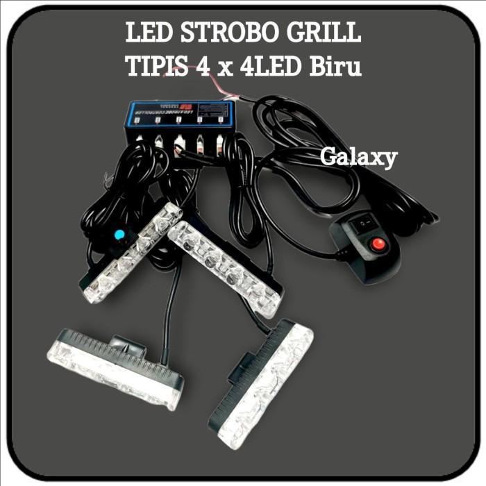 Asli Led Strobo - Lampu Blitz - Mobil Patwal