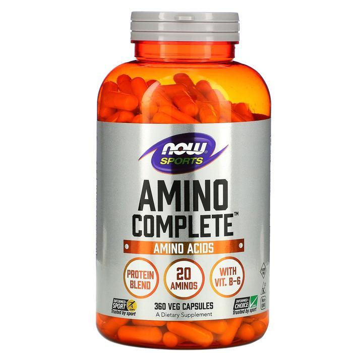 PROMO Now Foods Sports Amino Complete 360 Capsules protein muscle otot