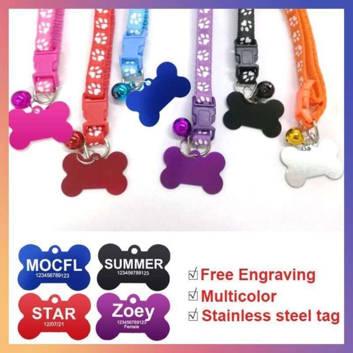 Kalung Kucing Nama Kucing Custom Kucing Anjing Nama