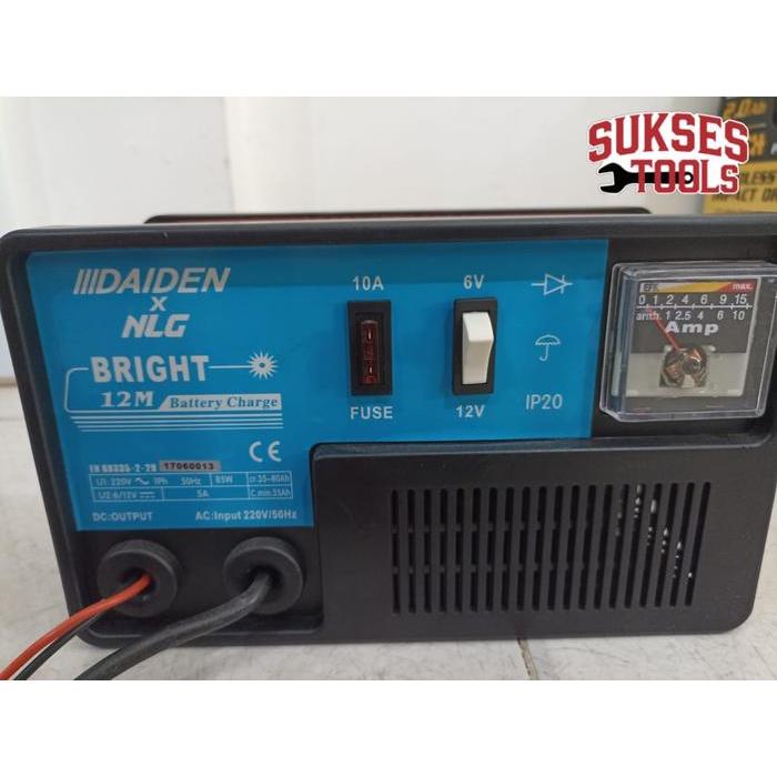 NLG BATTERY CHARGER ( CHARGER AKI ) BRIGHT 12M HIGH QUALITY