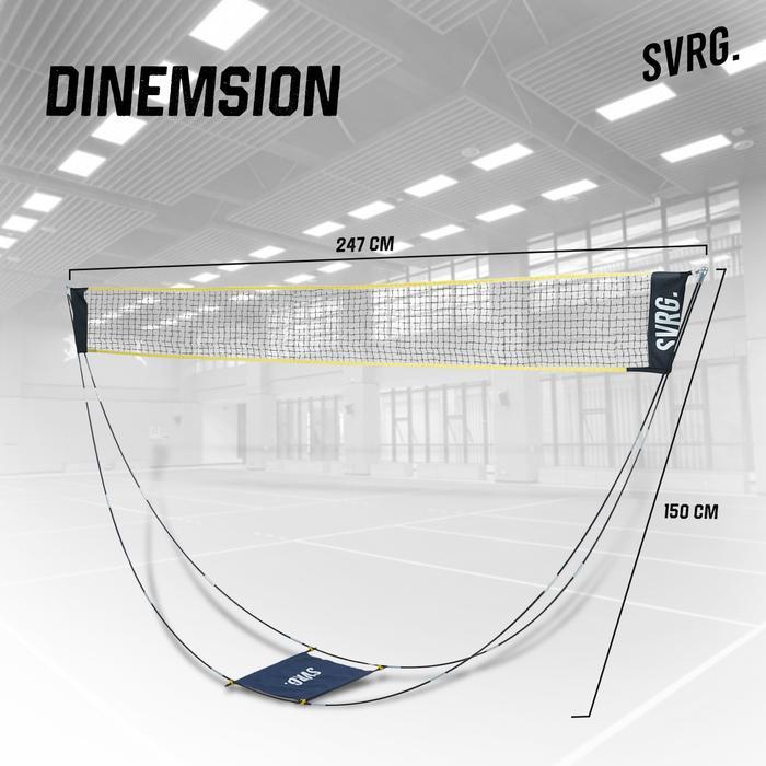 SVRG Badminton Net - Jaring Bulutangkis Portable - Net Bulutangkis