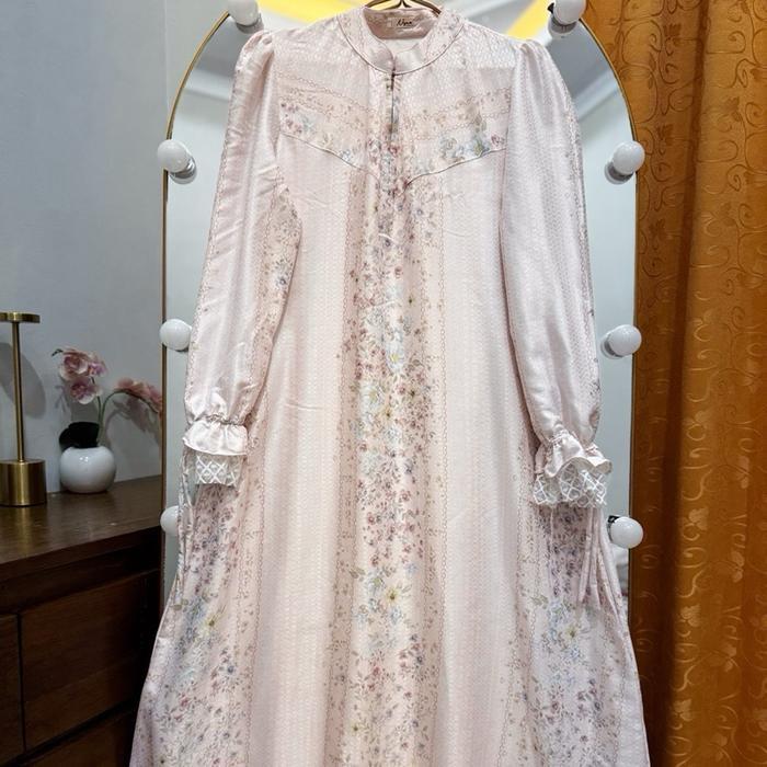 Aleza Dress Gamis Muslim Rayon Jaguard Pasti Promo