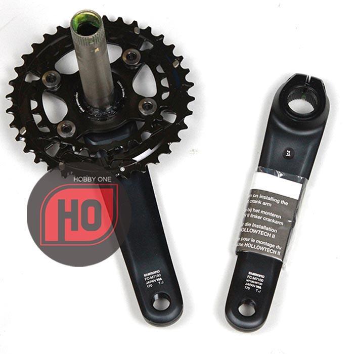 Shimano Slx Fc-M7100-2 36-26T 2X12 Speed Ht2 Mtb Crank Crankset