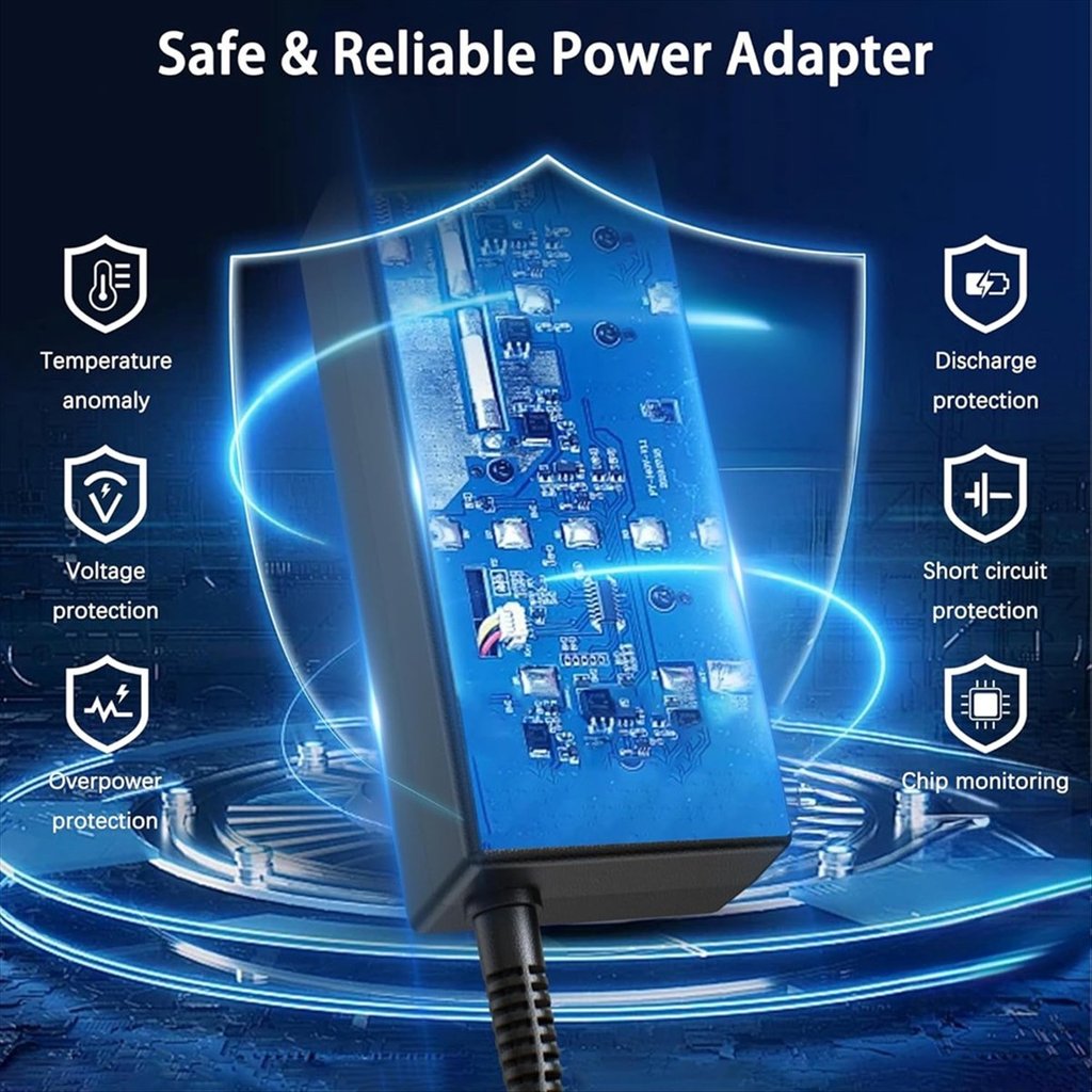 65W USB C Laptop Charger AC Adapter Replacement for Laptop Charger, /Yoga/Chromebook,T480 T480S US