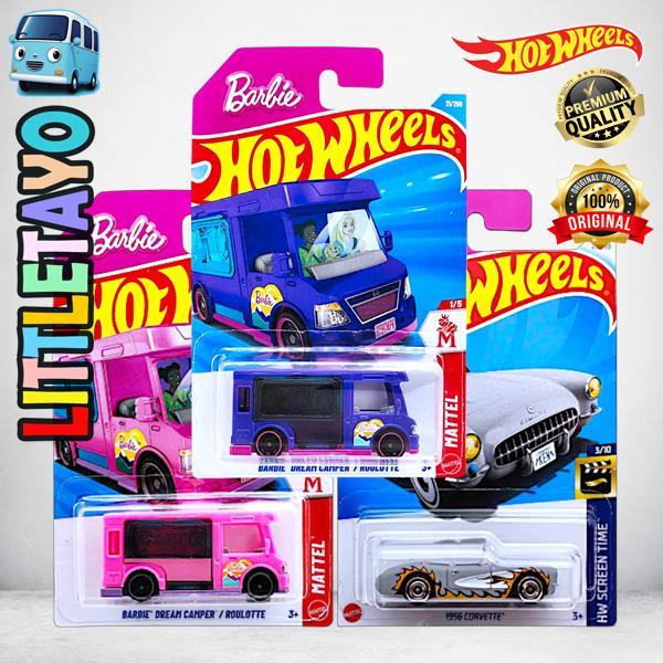 HOTWHEELS BARBIE EXTRA MOBIL BARBIE SPORT SEDAN TOONED DREAM CAMPER