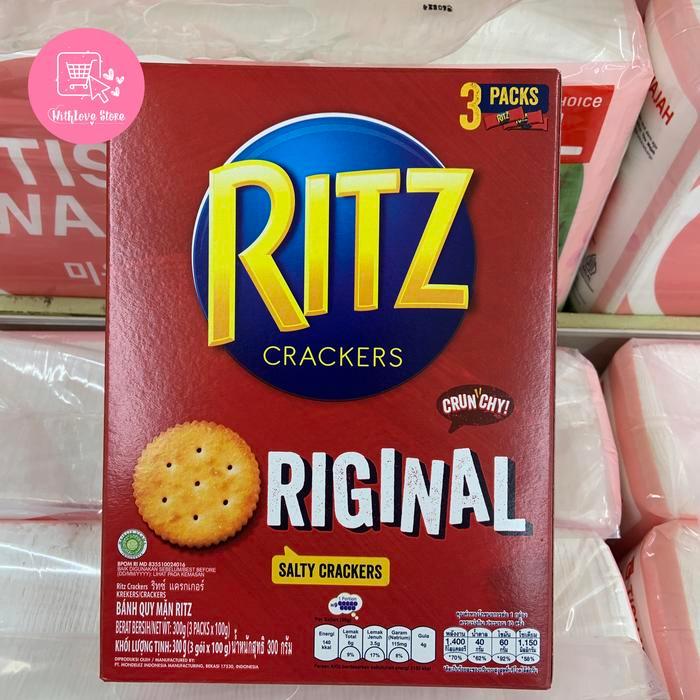 QUALITY BISKUIT RITZ CRACKERS ORIGINAL SNACK CAMILAN BISKUIT