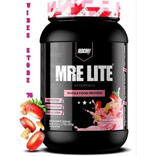 REDCON1 MRE Lite Whole Food Protein Powder, Cookies N' Cream - Low Carb & Whey Free Meal Replacement