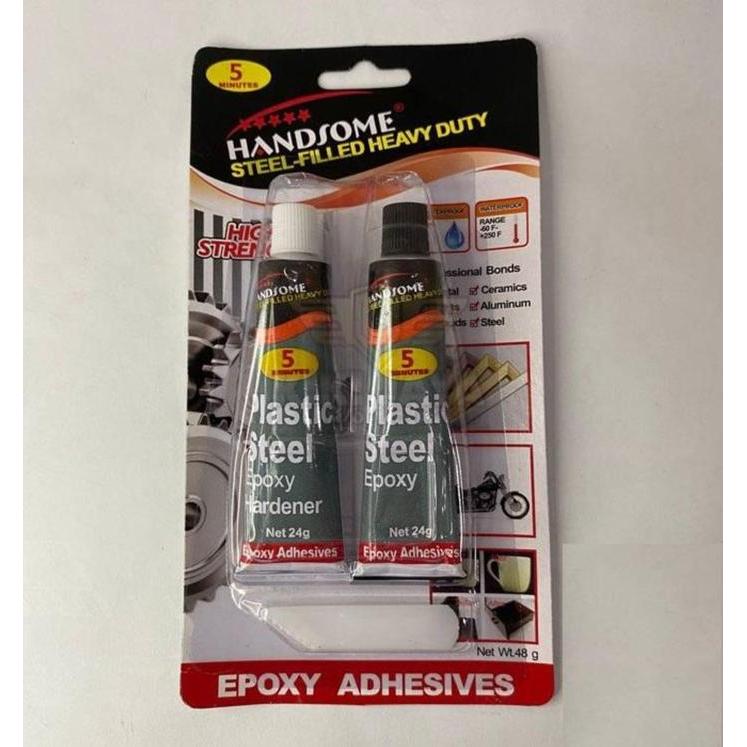 Lem Besi Super Kuat 5 Menit / Lem tahan panas tekanan tinggi / Lem Campur Epoxy