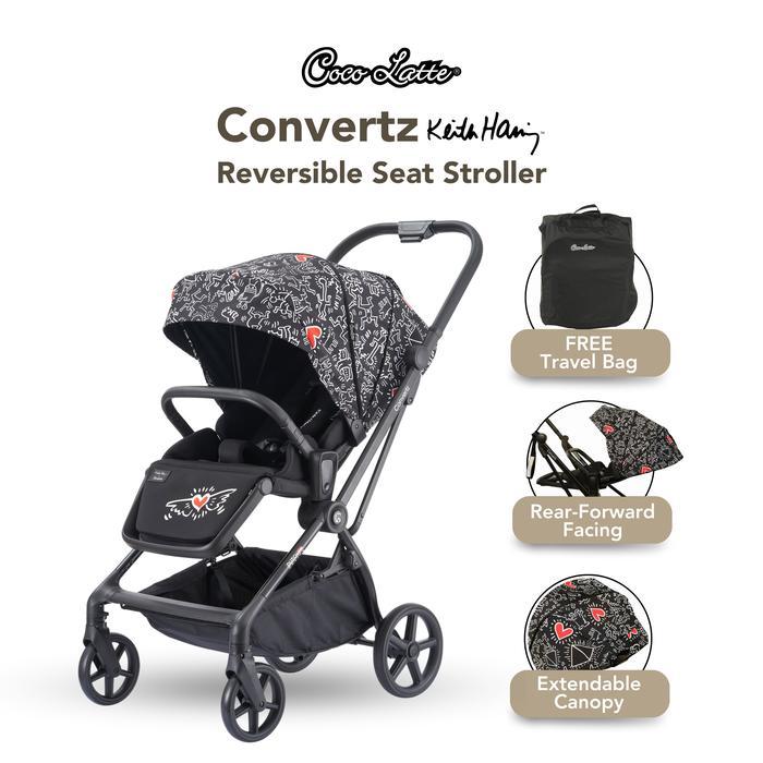 COCOLATTE KEITH HARING Convertz Black Stroller