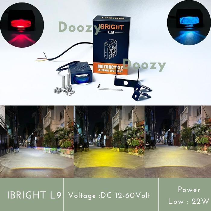 IBRIGHT L9 & L7.5 - Lampu Tembak Biled Gepeng