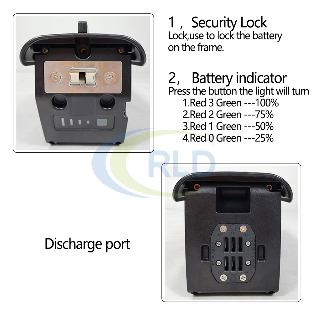 Reention Rhino Ebike Battery 36V 48V 17.5Ah 14Ah 16Ah for Himo C26 Max Gio Storm Himalaya Alaska 1Up