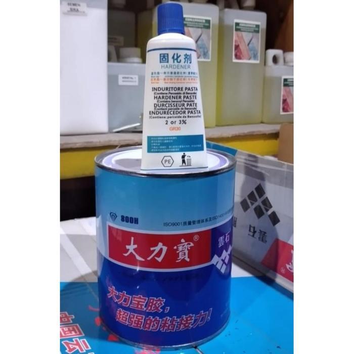 GLUE STONE (Lem Batu). Untuk Merekatkan Marmer/Granite Alam yg Pecah atau Gompal . Harga per 1set