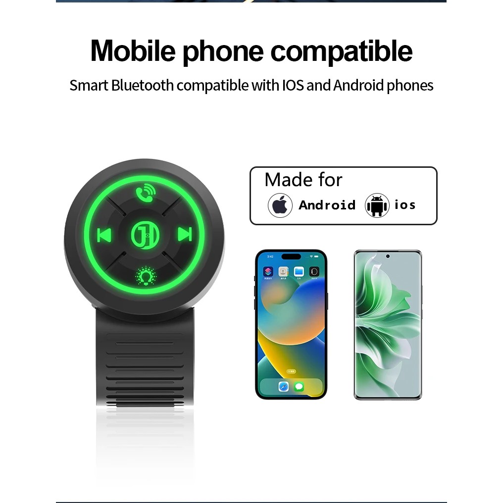 Car Wireless Remote Control 5Keys Steering Wheel Radio Controller Android Long Distance Sound