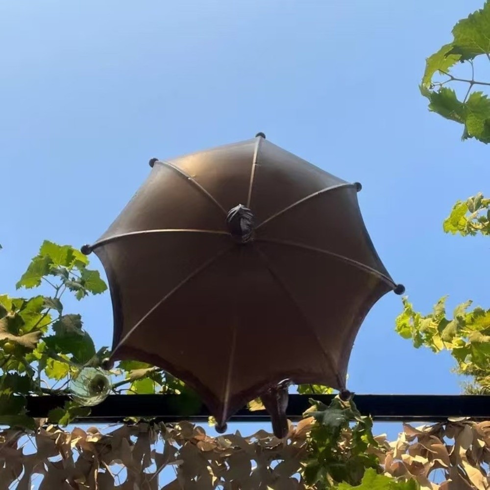 Durable Umbrella-shaped Bird Feeder Tray Iron Outdoor Hanging Hummingbird Feeder Bird Feeder Garden