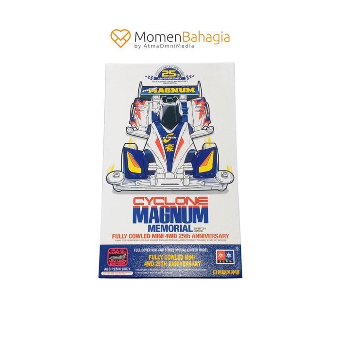 Tamiya Mini 4WD Merek Daxing - Cyclone Magnum Memorial White