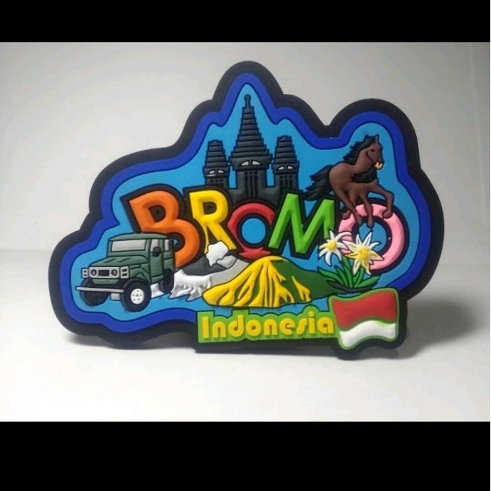 MAGNET KULKAS / TEMPELAN KULKAS KARET BROMO KUDA