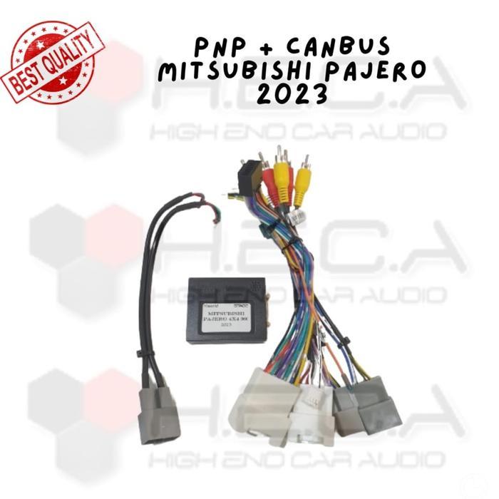 Ready Socket PNP + Canbus Mitsubishi Pajero 2023 + Support Camera 360 Head Unit Android Plug And