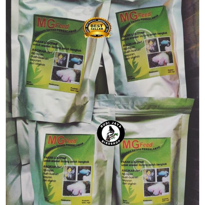 MGFEED MG FEED MMG 250 GRAM BUBUR PAKAN MAKANAN LOLOHAN BURUNG PARUH BENGKOK NURI KAKATUA BAYI BABY