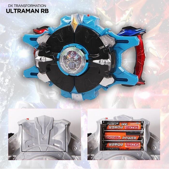 HOT SALE ULTRAMAN KOLEKSI MAINAN RB DX GYRO LENGKAP DENGAN EFEK SUARA & LAMPU RB BLUE BIRU MAINAN