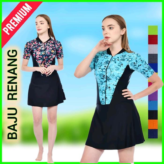 OK Baju Renang Wanita Dewasa CUP BH Rok Sexy Pakaian Swimwear Swimsuit
