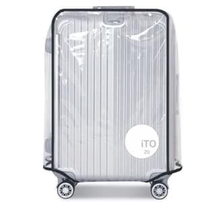 "New" ITO sarung koper plastik transparan - Cover koper 20 22 24 26 28 inch