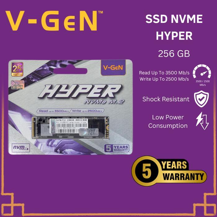 Sale V-Gen Ssd Hyper M.2 Nvme 256 Gb