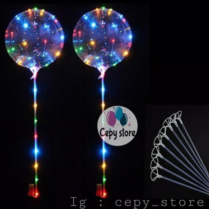 Stick and Cup Bening Balon PVC / Stick Cup Balon PVC Bening Besar