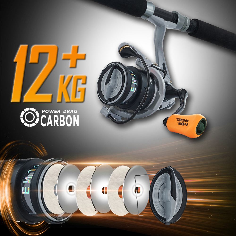 MR.REEL Brand,Spinning Fishing Reel,Shallow Alloy Line Spool,CNC Metal Arm,Bold Bail,Bold Drag