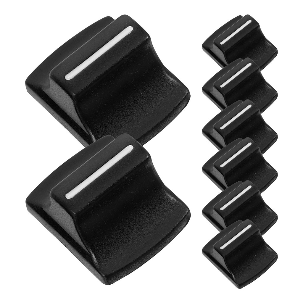 8pcs Fader Slider Caps For Mixer Console Straight Replacement Fader Caps Dj Audio Equipment Mixer