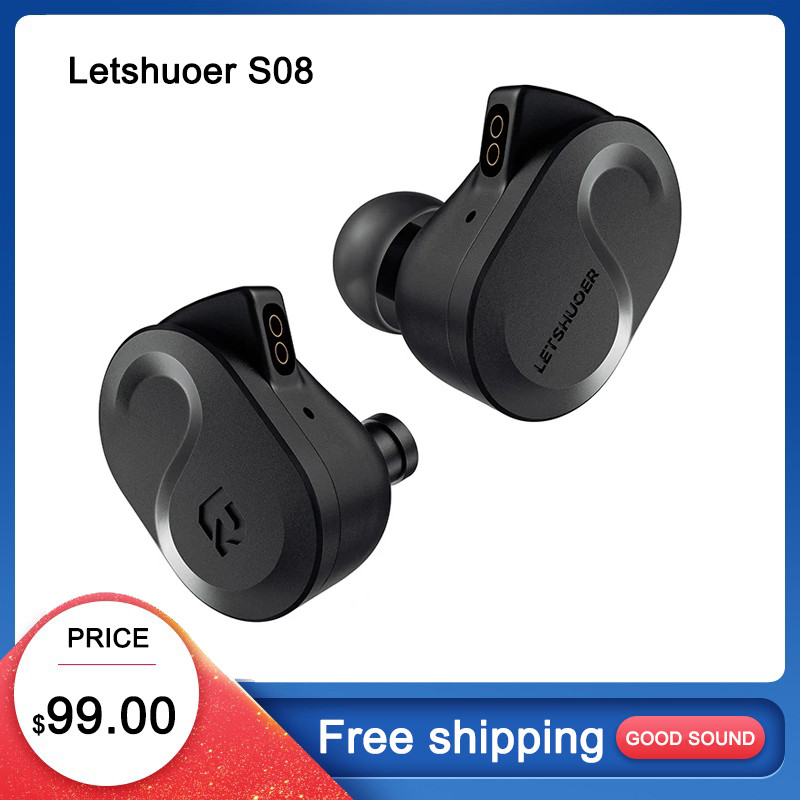 Letshuoer S08 Fourth Generation in Ear Monitor Earphone Dual-coil 13mm Planar Magnetic Driver HiFi