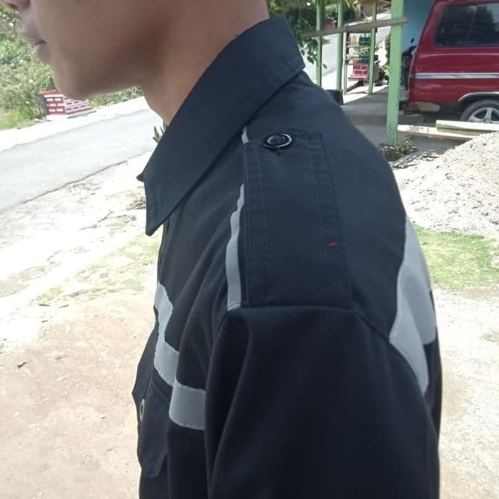 SERAGAM SAFETY DESAIN Baju Seragam Safety Desain Terbaru untuk Pekerja Lapangan Pilihan Ukuran M L X