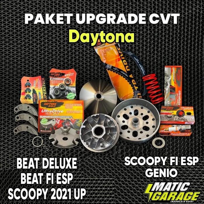 Full Komplit Paket Cvt Upgrade Beat Fi Esp - Genio - Beat Deluxe Ori - Beat Esp Paket Upgrade Cvt