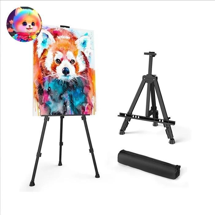 Premium Easel Lukis Tripod Frame Lukisan Original