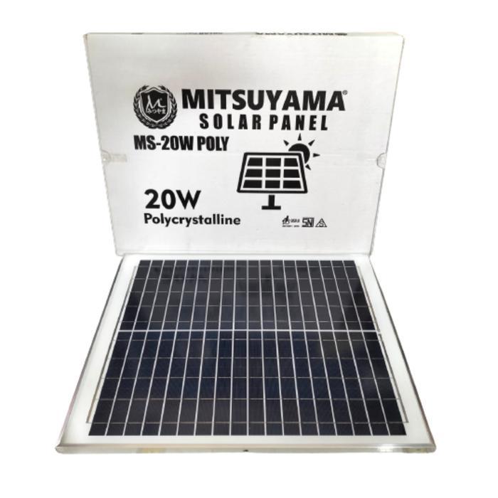 Panel Surya 20 Watt Polycrystalline untuk Sistem Tenaga Surya 20WP 12V