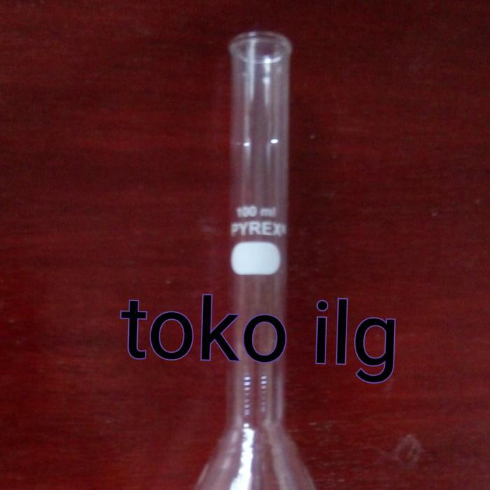 Labu Kjeldahl 100 ml Borosilikat Tahan Panas untuk Destilasi Nitrogen