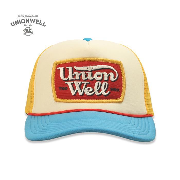 Unionwell Trucker Cap Topi Trucker dengan Bahan Polyester dan Foam - Warna Kuning Ukuran Dapat Dises