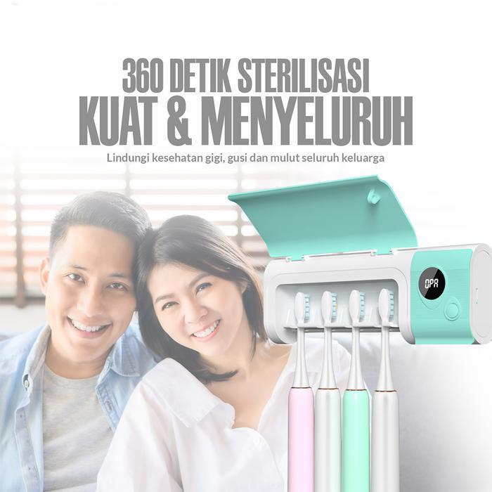 UV toothbrush sterilizer holder