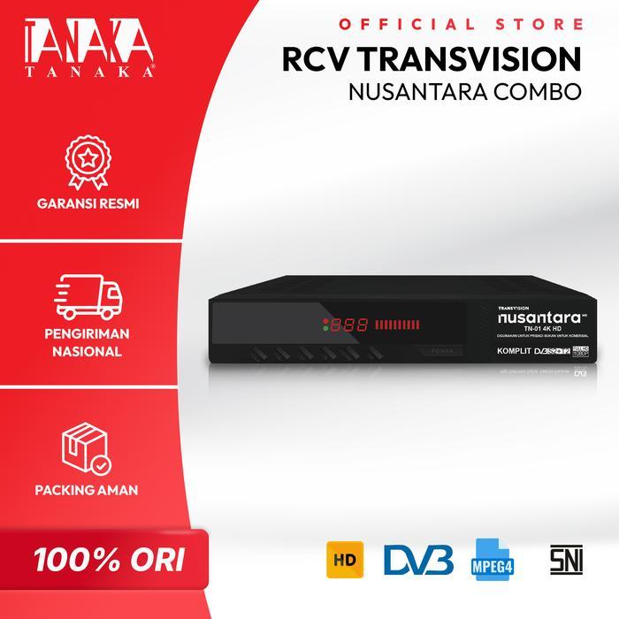 Tanaka Rcv Transivision Nusantara Hd Combo Receiver Set Top Box Type T2 Stb Siaran Tv Digital