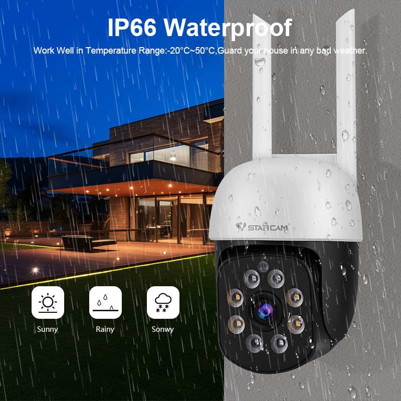 Vstarcam 1080P PTZ Wifi Camera Ai Human Detection Auto Tracking CCTV Video Surveillance Camera Wifi
