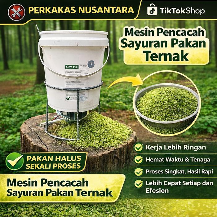 mesin pencacah sayuran dan rumput pakan ternak alat coper buah buahan Mesin Chopper Pakan Ternak