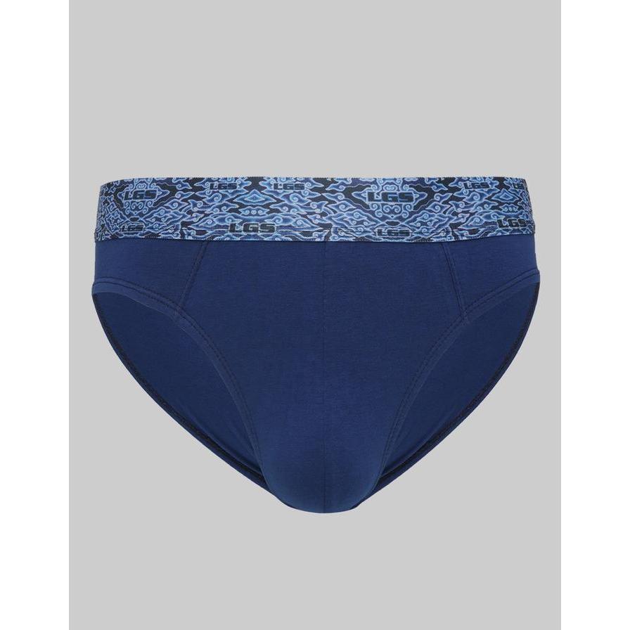 LGS Mini Brief Celana Dalam Pria Mini Brief Motif Print Multicolor Ukuran S Multipack Pria Print 110