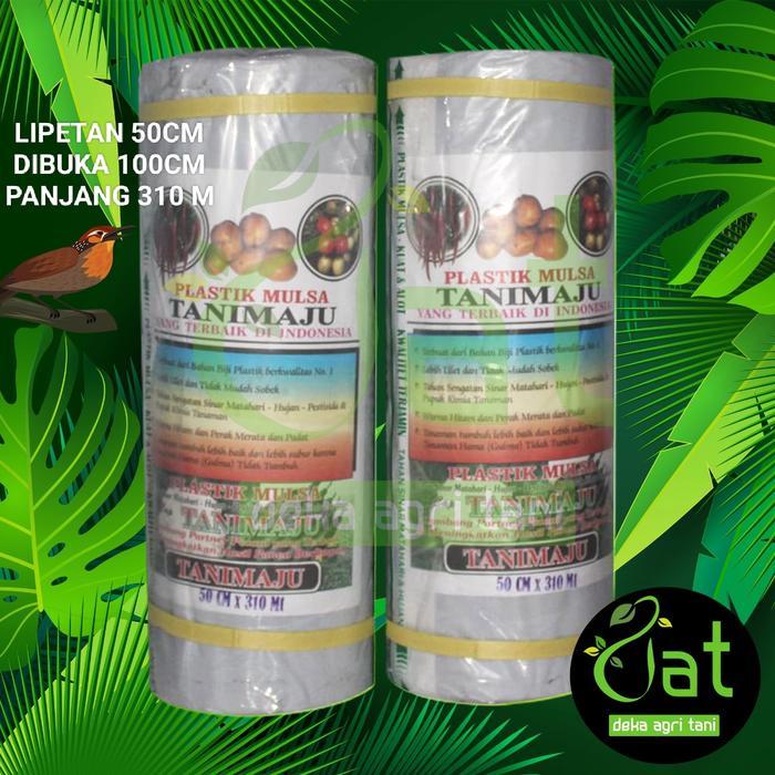 Plastik Mulsa Hitam Perak "Tani Maju 50/100 Cm X 310 M Pasti Promo