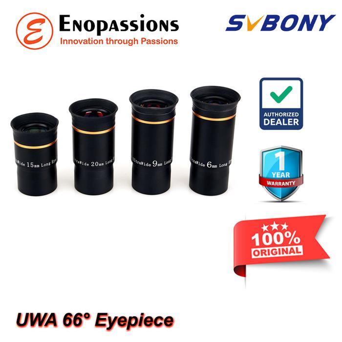 Svbony Ultra Wide Angle 66 Eyepiece 1.25 inch 6/9/15/20mm