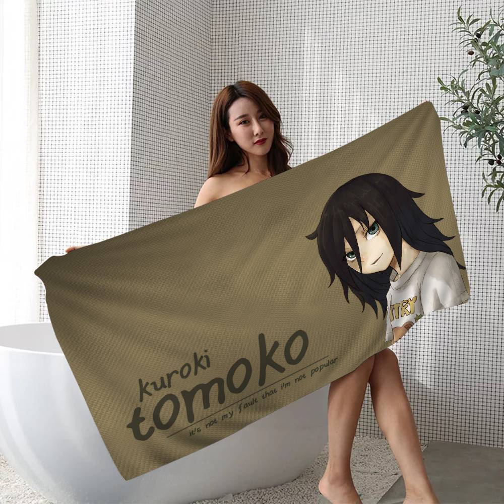 K-Kuroki T-Tomoko Microfiber Printed Beach Towel Mountain Climbing Yoga Beach Swimming Running
